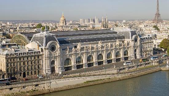 Orsay museum is open to the public since December 1986 and exhibits a wide range of paintings, sculptures, architecture, objets d'art, furniture, cinema, photographs, music, opera sets and Western