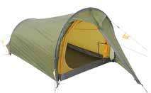 High-capacity, standing-height lspacious tent with