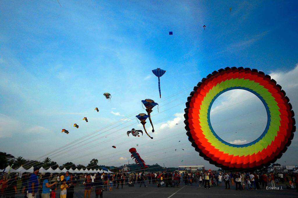 Borneo International Kite Festival BIKF Borneo International Kite Festival is held in the seaside town of Bintulu.