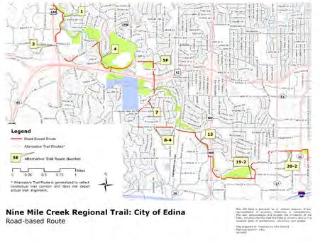 Three options for future consideration were presented: a roadbased route, a creek based route, and a no-route option (Figures 5, 6, and 7).