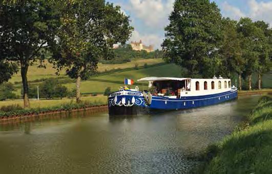 BARGE Waterways Waterways Belmond Fleur de Lys - Burgundy Belmond Hirondelle - Franche Comte BARGE Length Suggested Itinerary Cabins 3 Capacity 6 7 days / 6 nights Vandenesse en Auxois to Dijon