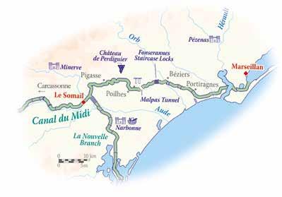 BARGE Waterways Waterways Anjodi - Canal du Midi Clair De Lune - Canal du Midi BARGE Length 7 days / 6 nights Itinerary Various Cabins 4 Capacity 8 Length 7 days / 6 nights Itinerary Carcassonne to