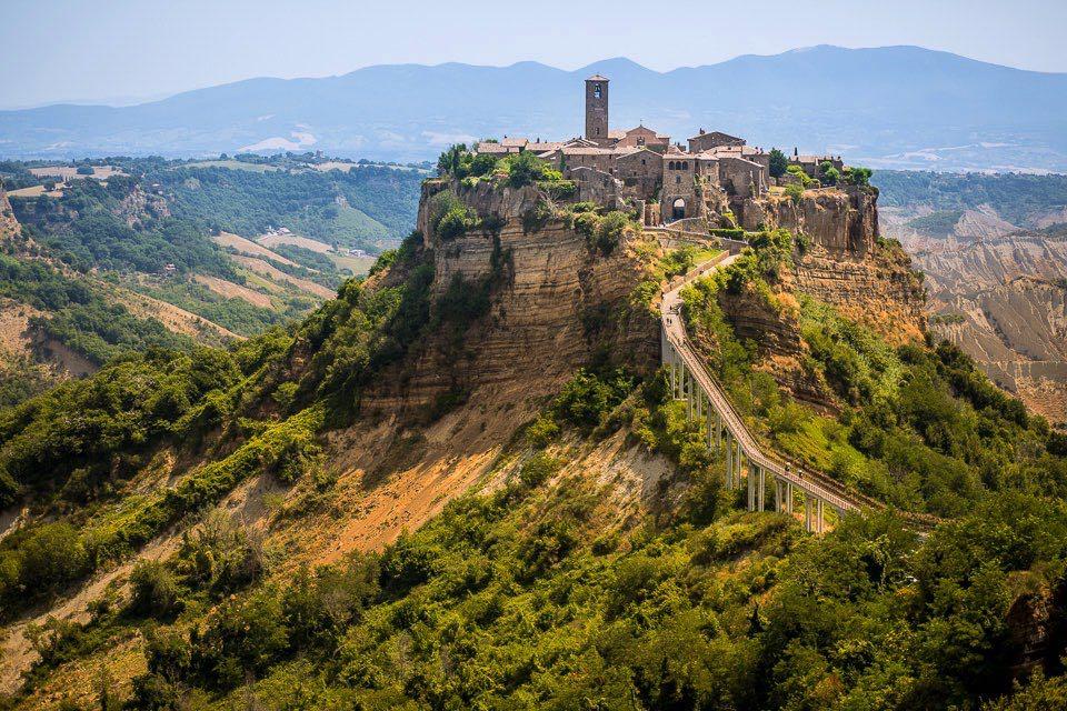 DAY 5 Depart for Civita di Bagnoregio the city built on Tufo rock, visit the town and enjoy a buffet lunch with local traditional products of the Tuscia area.