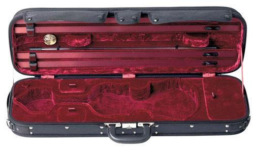 Gewa - Maestro Oblong Violin Case - 4/4 Composite shell oblong case with suspension system, backpack straps, screw attached cover with music pocket.