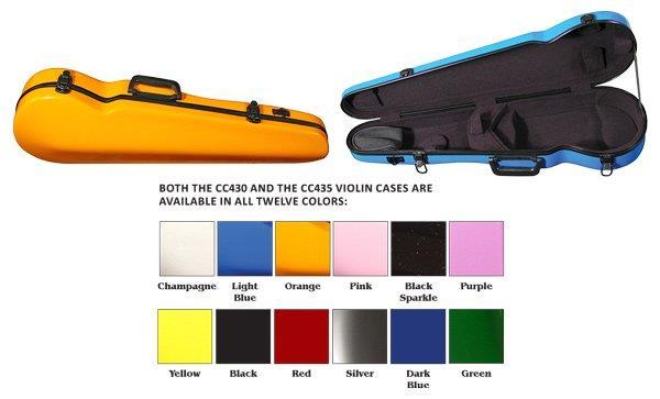 CC430 Shaped Fiberglass Violin Suspension Case These cases are designed similar to the Bam High-tech shaped cases costing much more.