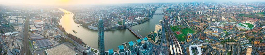 PANORAMIC VIEW OF THE THAMES FROM