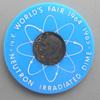 Lot # 338 - "Neutron Irradiated Dime" "N.Y. World's Fair 1964-1965". The dime is a silver 1961 dime.