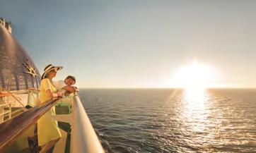 THE CHOICE IS ALL YOURS The choice is all yours. Holiday your way with extra on board spending money for outside cabins, balconies and suites on every cruise. Welcome to your holiday.