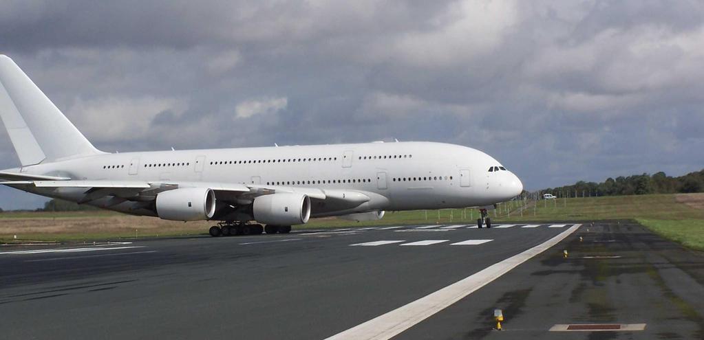 U-Turn capability The operational U-Turn width for the A380