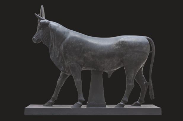 Apis bull Alexandria, Roman times, Hadrian (117 138 AD) Granite Greek-Roman Museum Alexandria (GRM 351) Apis, embodying the god Ptah, was a living sacred bull raised in the temple at Memphis.