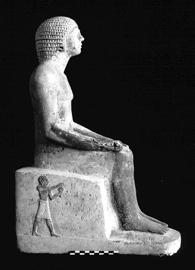 Proper left side. Sunk relief figure of his daughter Tjez-tjazet.