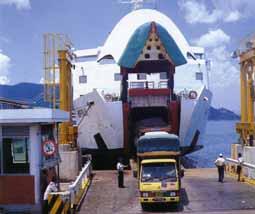 national economic activity, and Sumatra with its abundant natural resources, and plays a key role in the movement of passengers and freight between the two islands (at the time, of the 39 shipping