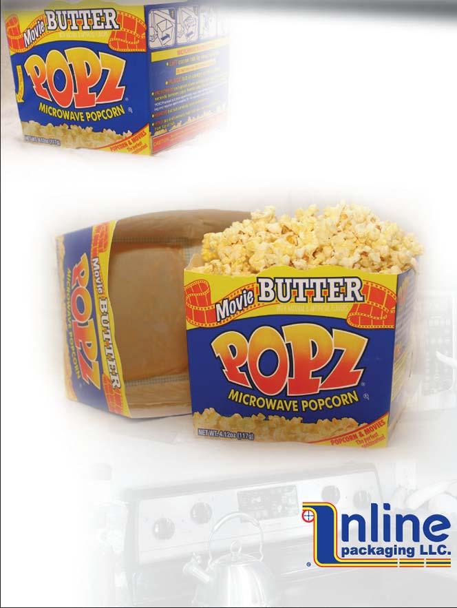 Heat seal cartons are for such items as microwave popcorn or other food products.