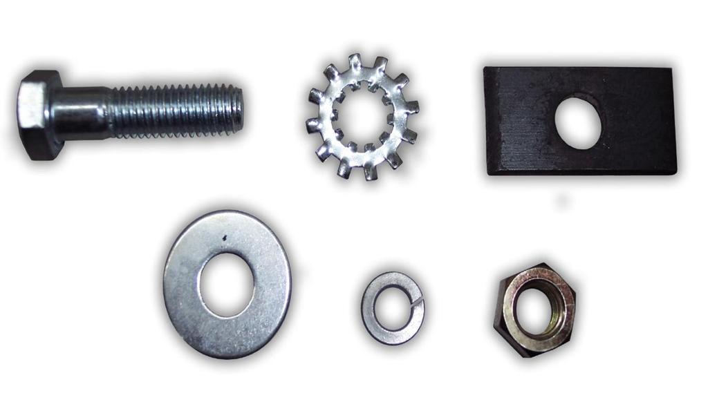 The star washers are only required on fastener applications where the head of the bolt