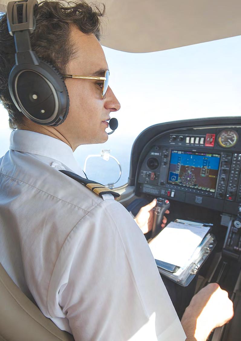 AVIATION Take your career to new heights and become a commercial aeroplane or helicopter pilot.