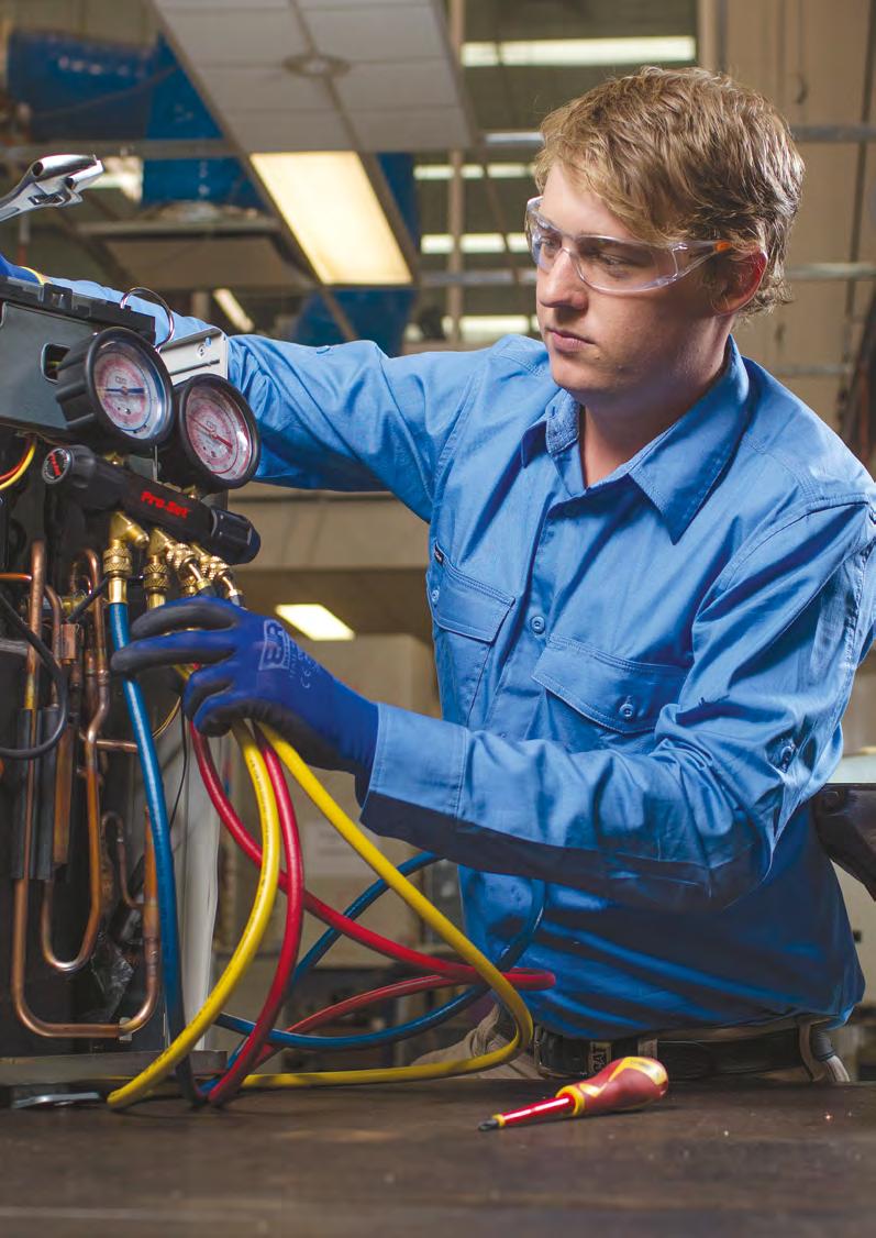 TRADES - ELECTRICAL AND REFRIGERATION Spark some life into your career.