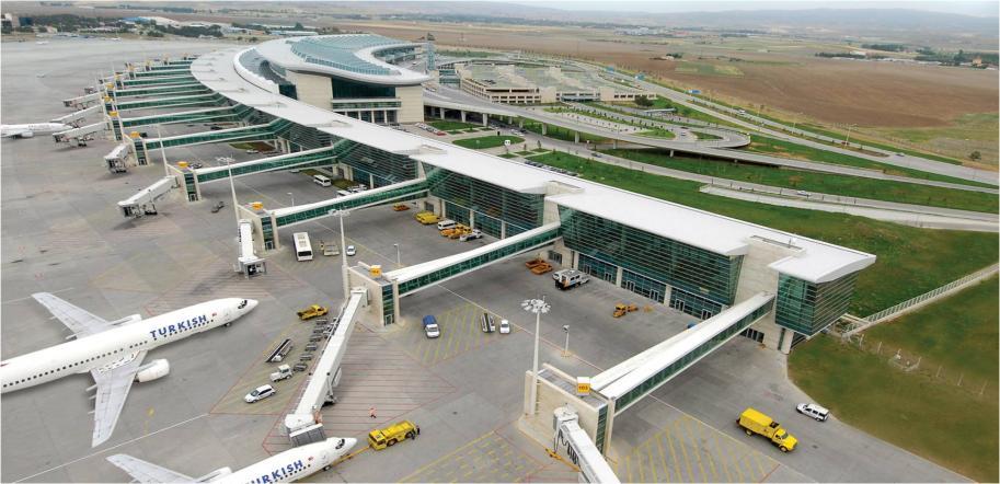 37 Ankara Esenboga Airport (100%) Passenger traffic