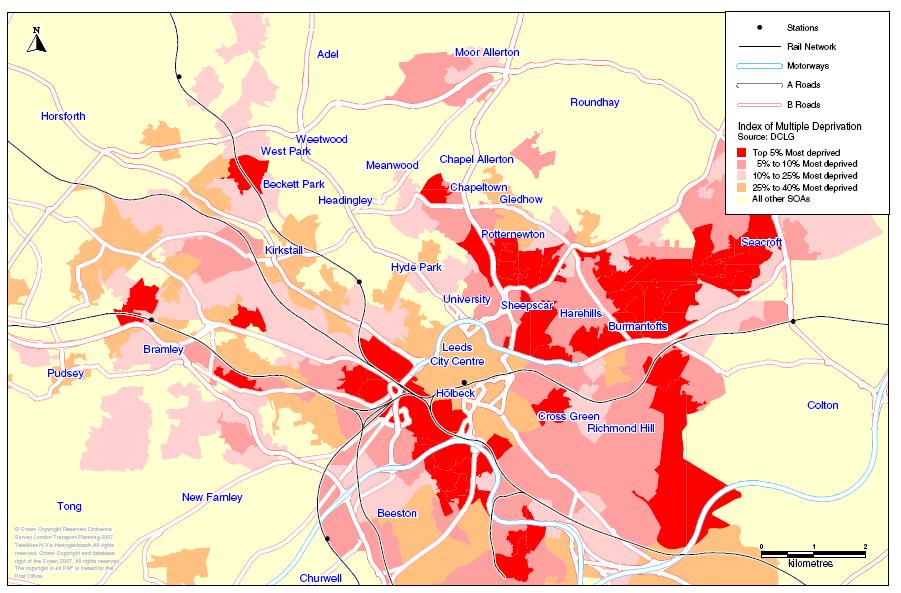 4 Deprivation 4.1 Deprivation is most commonly measured by the Index of Multiple Deprivation (IMD).