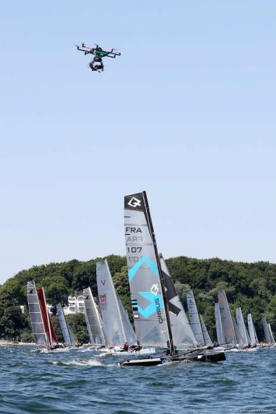The races on the SAP media course can be watched online via the Travemuende Week live