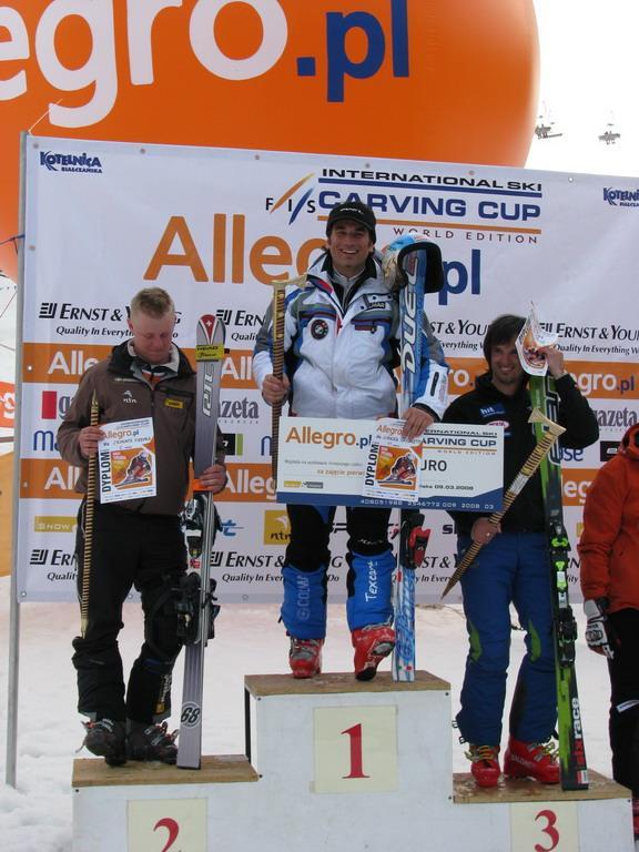 9.5 Sezona 2007/2008 V sezoni 2007/2008 se je tudi moškemu delu slovenske ekipe uspelo zavihteti na zmagovalni oder, in to kar 4 krat. To je uspelo bivšemu alpskemu smučarju Mihu Malusu. 1.