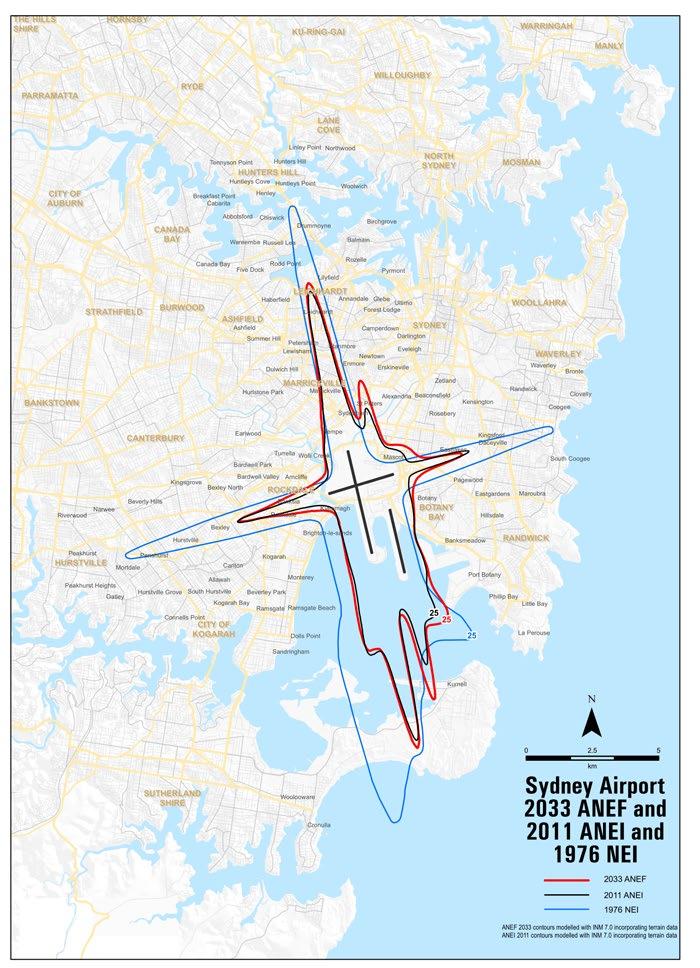 Noise from ground-based activities at Sydney Airport is managed separately to noise from in-flight aircraft operations.