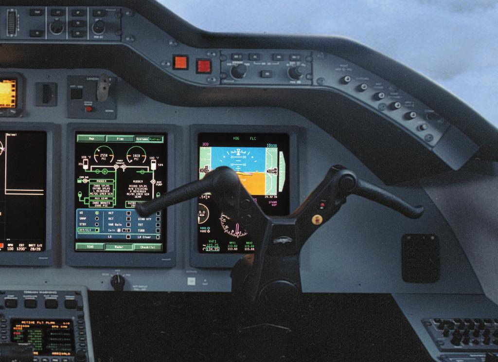 Flight control Expert guidance The Primus Epic fully-digital dual integrated autopilot/flight guidance system gives the Hawker Horizon fail operational/fail