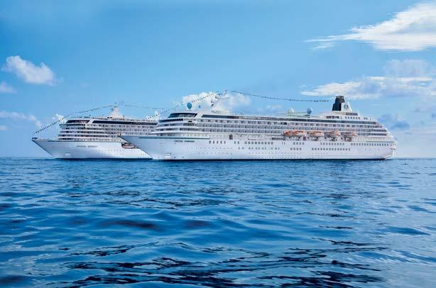 ONE OF THE BEST LARGE-SHIP OCEAN CRUISE LINES WORLDWIDE DISCOVERY From World Cruises to Crystal Getaways, Crystal Cruises 2018 voyage collection explores the globe on dozens of itineraries