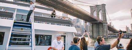 SCHEDULE & GROUP RATES The Spirit of New York and Spirit of New Jersey cruise New York Harbor year-round, providing our guests with spectacular views of One World Trade, the Empire State Building,