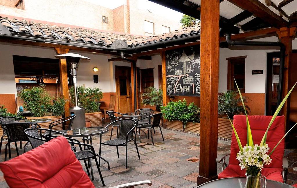 A beautiful patio overlooking the Montserrate will be the breakfast meeting point for Masaya Hostel Bogota s hosts.