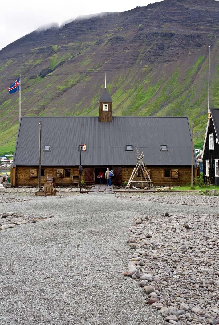 In the 19 th and early 20 th centuries, sundried salted fish (normally referred to as saltfish) was the country s most important export product and Ísafjörður was the saltfish capital of Iceland.
