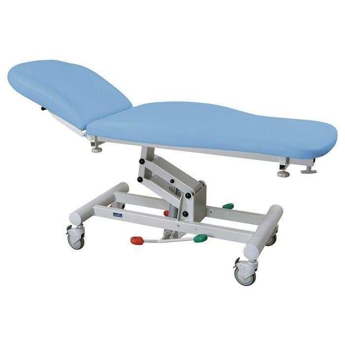 Item B-2.27 Tables, Examination/Treatment, Adjustable Adjustable movable table, hydraulically driven, used for examination and rehabilitation of patients.