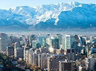 Day 1 ARRIVAL IN SANTIAGO Arrive in Santiago, the cosmopolitan capital of Chile. The gateway to the magnificent Andes mountain range, Santiago sits between impressive peaks and the Pacific Ocean.