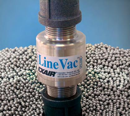 The Threaded Line Vac attaches easily to plumbing pipe couplers, making it easy to build a complete system using ordinary pipe and fittings available from any home center, hardware store or plumbers