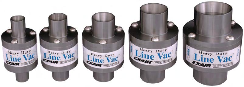 The Heavy Duty Line Vac has been engineered to convey materials over longer vertical and horizontal distances.