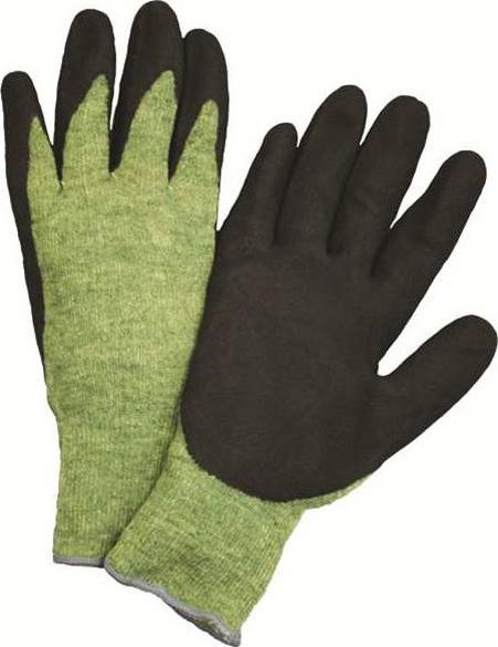 resistant gloves with black foam nitrile palm coating. Extended cuff for added comfort and excellent abrasion resistance.