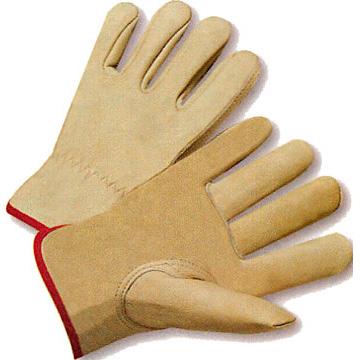 Gold, tan colored. 12 pair per bag. 6 bags per case. Item #1541(size) SM-XL $13.50 #990K Cowhide Leather Driver Gloves Select grain cowhide leather driver glove.