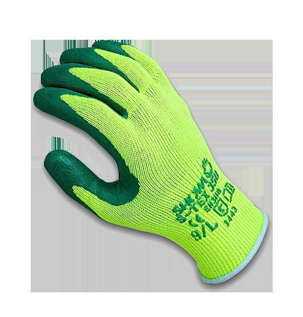 Coated Cut Level 4 S-TEX 350 CR4 Nitrile Showa Best S-TEX 350 nitrile palm coated work gloves.