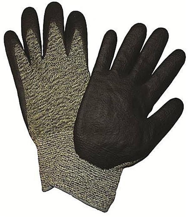 The rough textured natural rubber palm coating allows for great wet and dry grip and enhanced durability. Item #STEX300(size) $11.