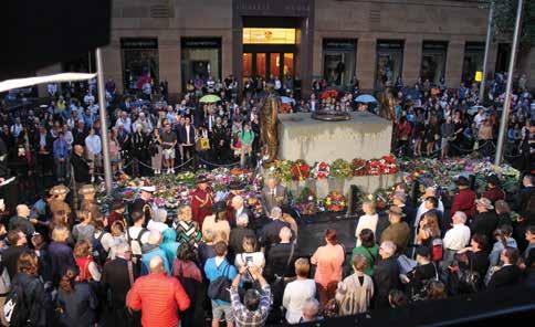 Attendances at the Dawn Service and the March in the CBD may have been reduced, but the growing numbers who attended suburban ceremonies more than compensated for that.