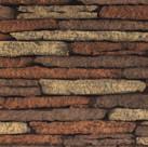 with deep, rich red tones and hand-painted heat and smoke residue, or the Stacked Limestone liner with rugged, irregular stones,