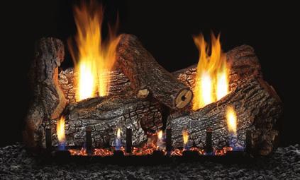 Log Sets and Burners Refractory Sassafras Log Set