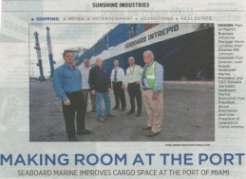 SEABOARD MARINE AGREEMENT with PortMiami began in 1986, with less than 20 acres of terminal space, and