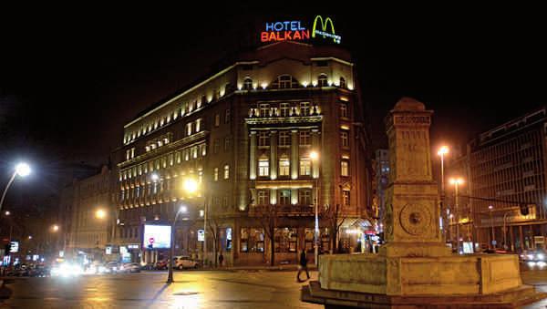 com Rates: Single Standard 98 * Double Standard 119 * Hotel Balkan situated in the City Centre, distance to Holiday Inn: 4 km Prizrenska 2 11000 Belgrade