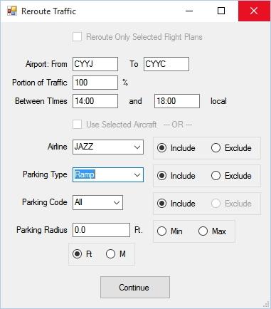AI Flight Planner uses FS9 day-encoding internally. If text-based flight plan data with FSX day-encoding is loaded, the first thing AI Flight Planner does is convert it to FS9 format.
