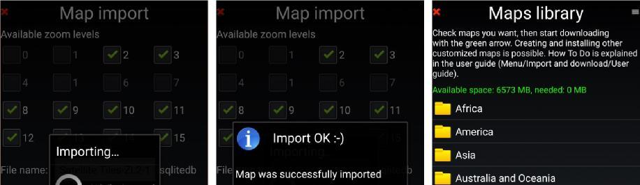 importation is successfully