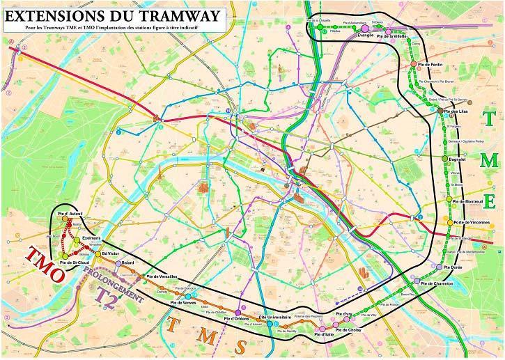 3 - Paris City council schemes 2001-2007 The South Marechal Boulevards Tramway