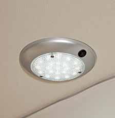 Brightness by day and night Handy exterior light Energy-saving LEDs Safe handling Comfortable front berth Superior sleeping comfort The large crank-handle rooflight in the