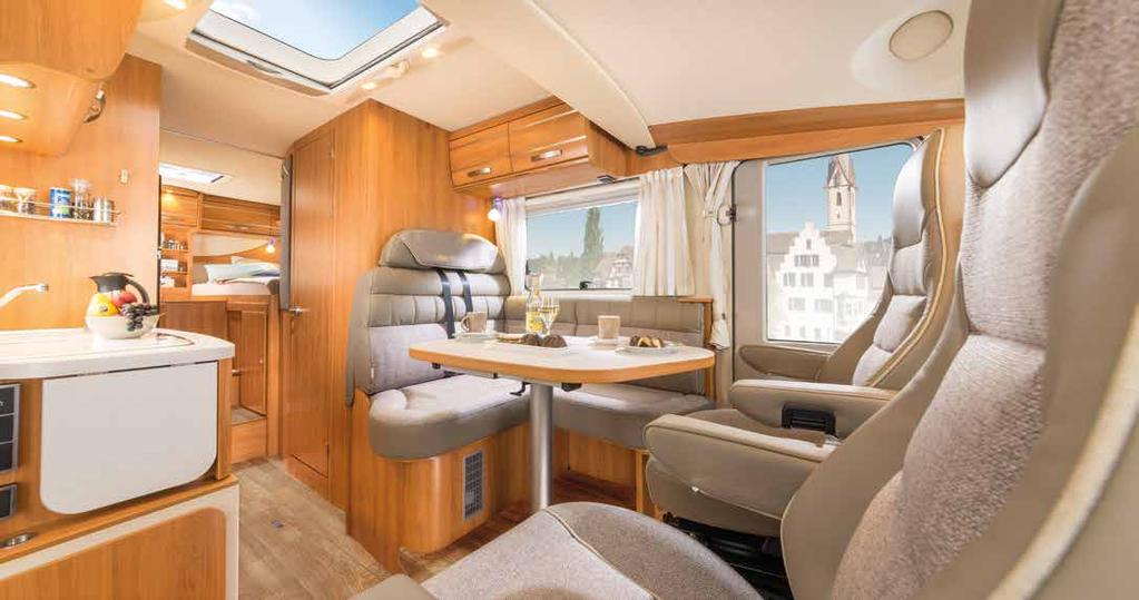 HYMER Exsis-i 9 Living comfort Ample space, light and quality of life.