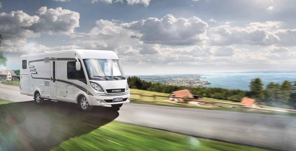 HYMER B-Klasse 4 promobil Motorhomes of the Year 04: st place in the category Integrated above EUR 70,000 The HYMER B-Class The benchmark in motorhoming circles.