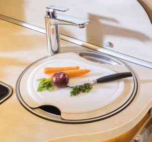 HYMER B-Klasse 5 Kitchen comfort Everything you need to prepare the perfect